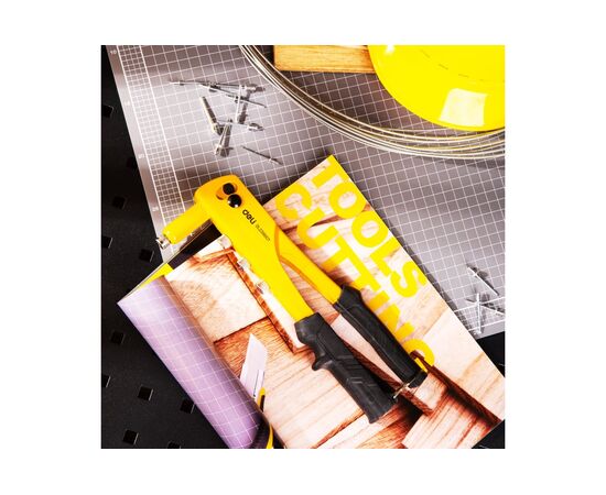  Заклепочник ручной Deli DL236910T с набором заклепок (60шт) 265мм 