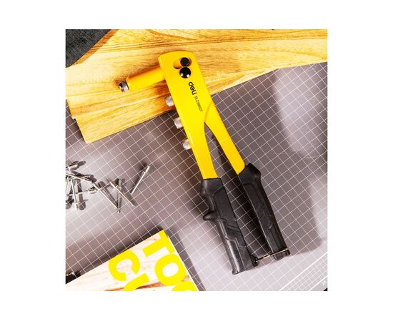  Заклепочник ручной Deli DL236910T с набором заклепок (60шт) 265мм 