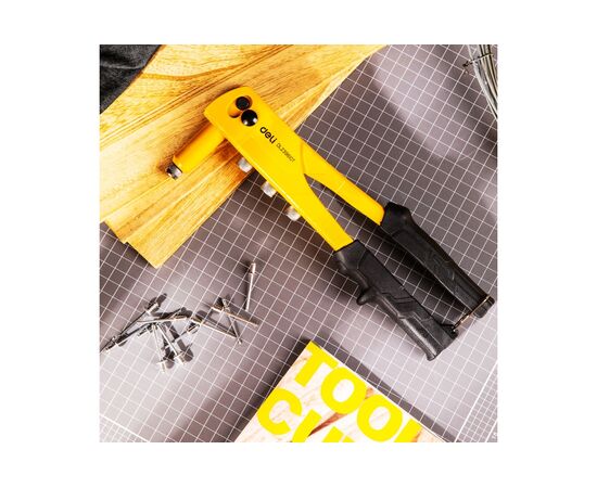  Заклепочник ручной Deli DL236910T с набором заклепок (60шт) 265мм 