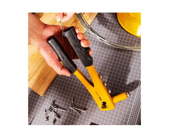  Заклепочник ручной Deli DL236910T с набором заклепок (60шт) 265мм 