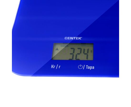  Весы кухонные Centek CT-2481 Blue LCD 
