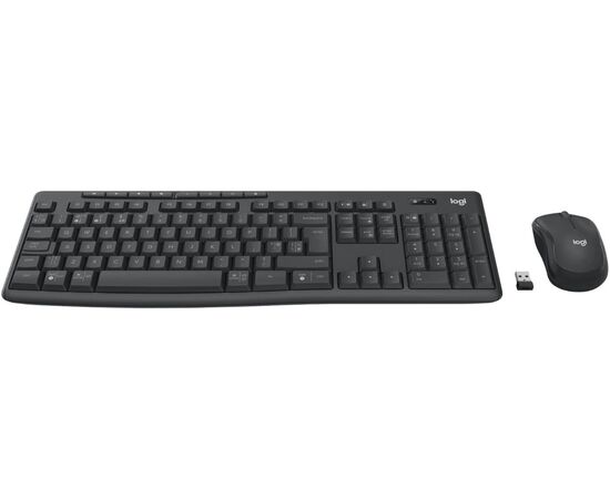  Комплект клавиатура + мышь Logitech MK370 Combo for Business (920-012077) клав черный мышь черный/черный USB беспроводная 