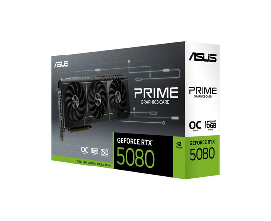  Видеокарта ASUS Prime-RTX5080-O16G (90YV0LX0-M0NA00) /RTX5080,HDMI,DP*3,16G,D7 