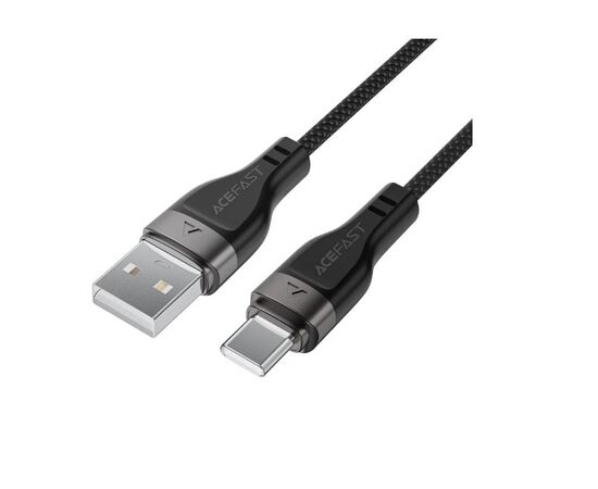  Дата-кабель ACEFAST AF-C11-04-BK USB-A To USB-C Magnetic Charging Data Cable 1,2m Black 