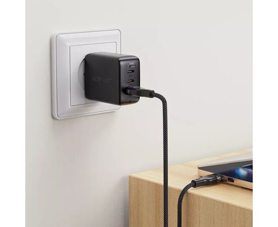  Дата-кабель ACEFAST AF-C11-04-BK USB-A To USB-C Magnetic Charging Data Cable 1,2m Black 