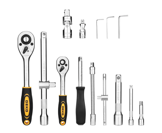  Набор инструментов Deko DKMT112 (083-2009) 112 предметов жесткий кейс 