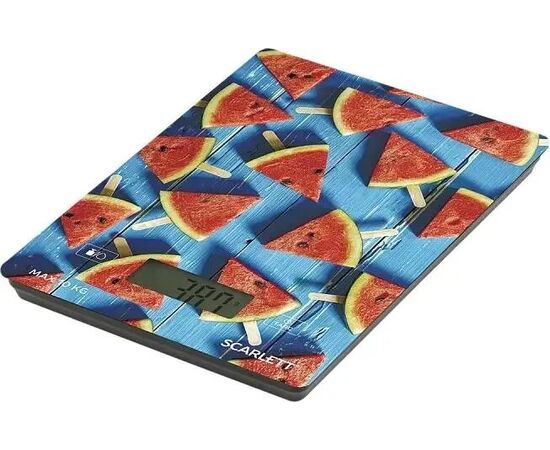  Весы кухонные Scarlett SC-KS57P78 красный/арбуз 