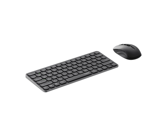  Комплект клавиатура и мышь RAPOO 9050S Multi-mode Wireless Keyboard & Mouse Combo-rechargable Black 