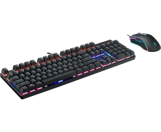 Комплект клавиатура и мышь RAPOO V150S Backlit Mechanical Gaming Keyboard & Optical Gaming Mouse Black 
