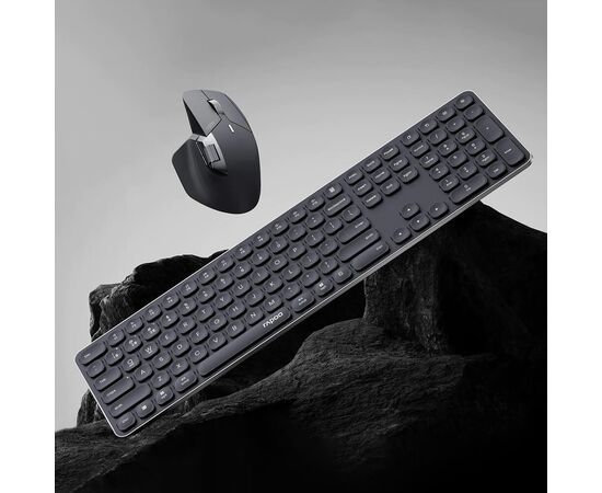  Комплект клавиатура и мышь RAPOO 9560M Multi-mode Wireless Keyboard & Mouse Combo Black 