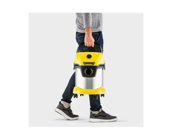  Строительный пылесос Karcher WD 3 S V-15/4/20 1.628-138.0 желтый 