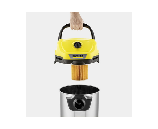  Строительный пылесос Karcher WD 3 S V-15/4/20 1.628-138.0 желтый 