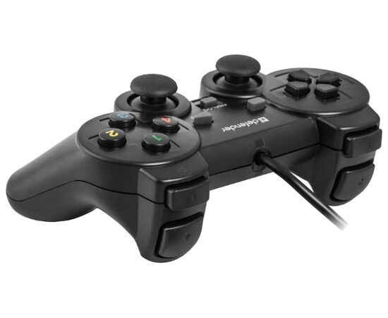  Геймпад Defender Omega, USB, 12 кнопок, 2 мини-джойстика, виброотдача, кабель: 1,8 м 