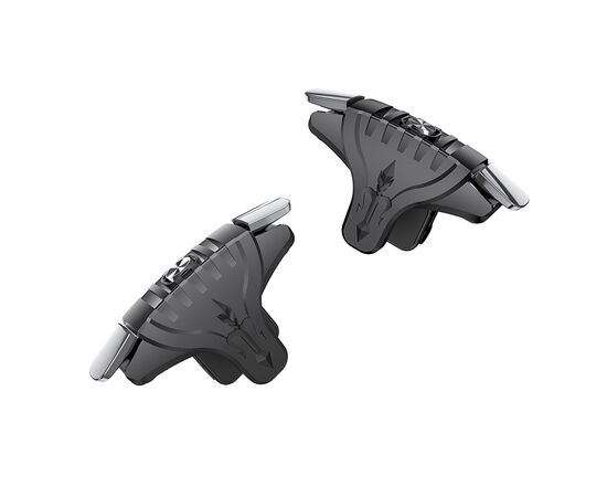  Игровой триггер для смартфона BOROFONE BG2 Spartan mobile game button (черное серебро) 