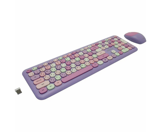  Комплект Smartbuy 666395 фиолетовый SBC-666395AG-V клавиатура+мышь мультимедийный 
