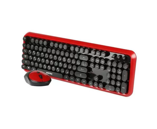  Комплект клавиатура и мышь SMARTBUY SBC-620382AG-RK черный/красный 