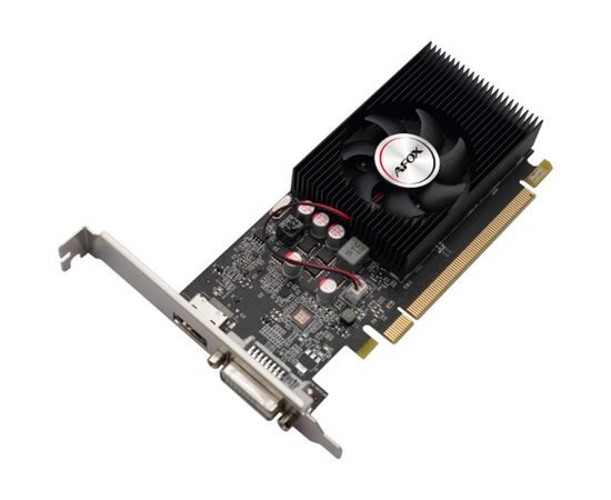  Видеокарта Afox GT1030 4GB (AF1030-4096D4L2) GDDR4 64bit DVI HDMI 1Fan LP RTL 