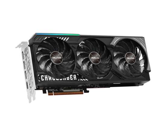  Видеокарта ASRock AMD Radeon RX 9070 Challenger 16ГБ (RX9070 CL 16G), GDDR6, Ret 