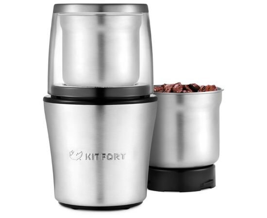  Кофемолка Kitfort КТ-1329 белый 