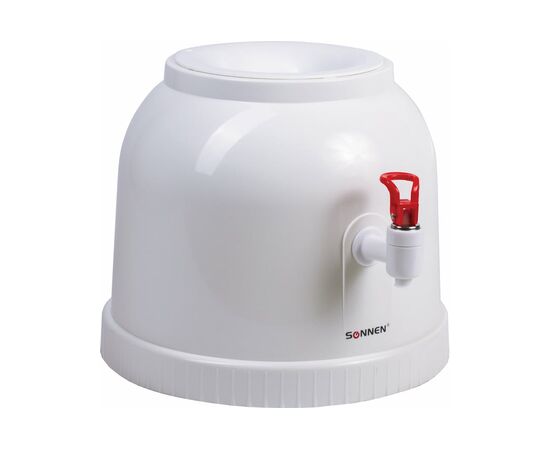  Кулер водораздатчик SONNEN TS-01 (452417) без нагрева и охлаждения, настольный, 1 кран, белый 