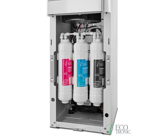 Пурифайер для воды ECOTRONIC V10-U4L напольный, нагрев/охлаждение компрессорное, 2 крана, белый 