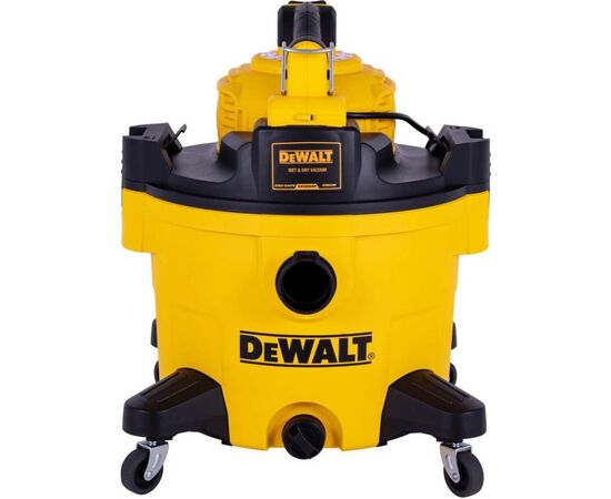  Строительный пылесос DeWalt DXV234P 1080Вт (уборка сухая/влажная) желтый 
