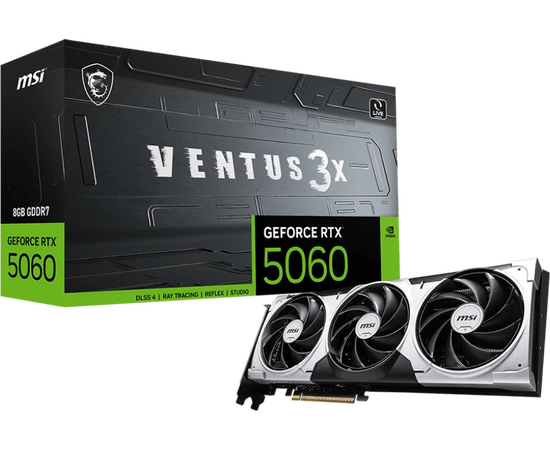  Видеокарта MSI GeForce RTX 5060 8G Ventus 3X 