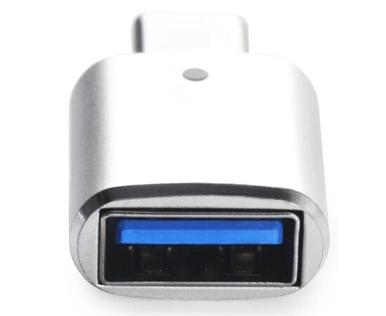  Переходник iNeez 916594 OTG Type-C to USB Silver 