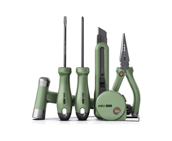  Набор инструментов Deli Home Series Green HT0006L 6 предметов 