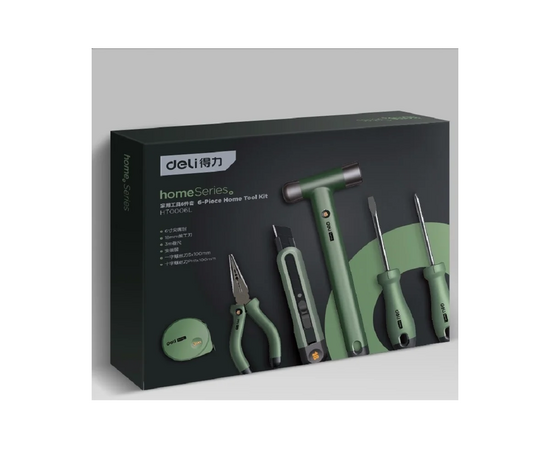  Набор инструментов Deli Home Series Green HT0006L 6 предметов 