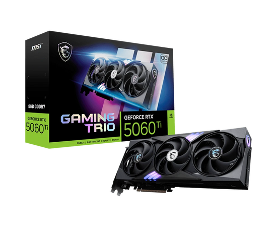  Видеокарта MSI GeForce RTX 5060 Ti 8G Gaming Trio OC 
