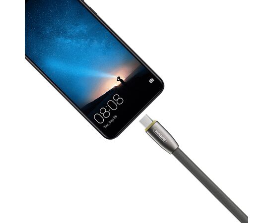  Кабель USB REMAX RC-043m Kinght USB - MicroUSB, 2.1А, 1 м, серебристый 