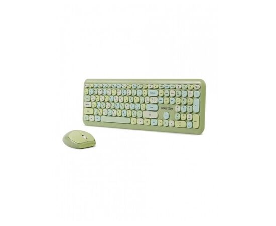  Комплект Smartbuy 666395 зеленый SBC-666395AG-G клавиатура+мышь мультимедийный 