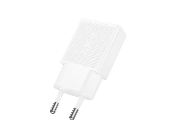  Зарядное устройство HOCO N72 Speed single-port PD20W ultra-thin charger (EU) White 