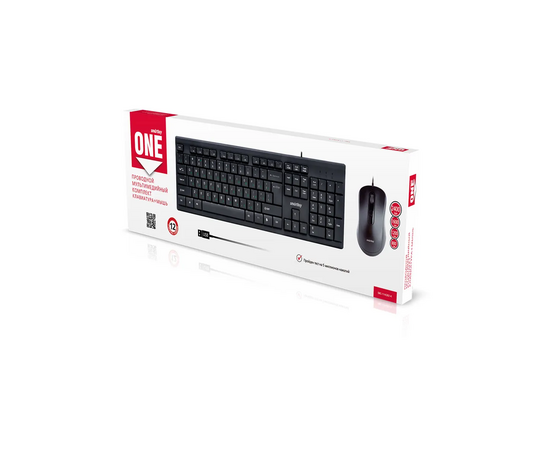  Клавиатура+мышь SMARTBUY One SBC-114282-K 114282 черный 