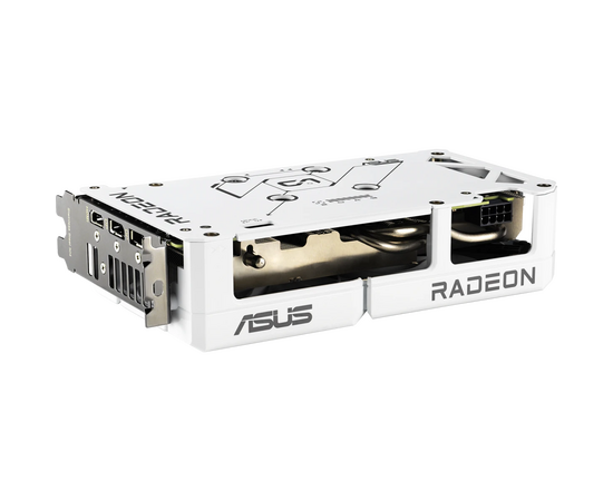  Видеокарта ASUS RX9060XT Dual White 16GB (Dual-RX9060XT-16G-White) (90YV0LG3-M0NA00) GDDR6 128bit 2xDP HDMI 2Fan RTL 