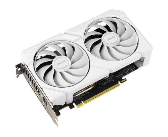  Видеокарта ASUS RX9060XT Dual White 16GB (Dual-RX9060XT-16G-White) (90YV0LG3-M0NA00) GDDR6 128bit 2xDP HDMI 2Fan RTL 